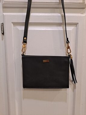 Kelly Tooke Black Soft Calf Leather Crossbody Minimalist Bucket Quiet Luxury Bag